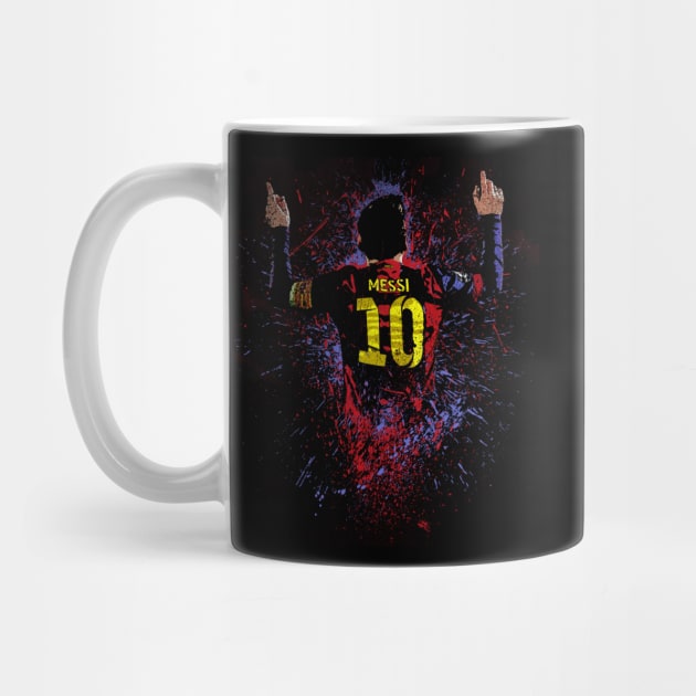 A Messi Splatter by paulponte